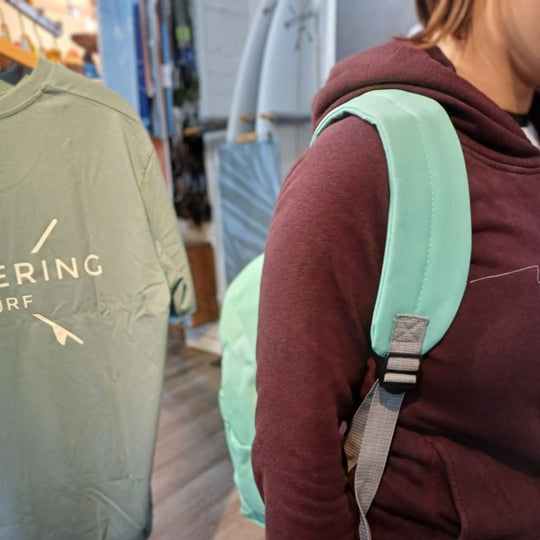 CAMPUS BACKPACK - MINT GREEN/GREY - Wittering Surf Shop