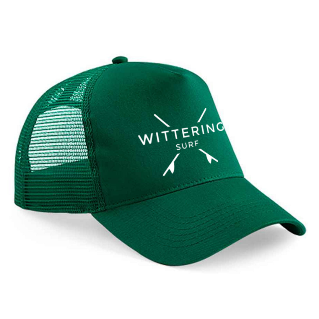 EMBROIDERED SNAPBACK TRUCKER CAP - 6 COLOURS - Wittering Surf Shop