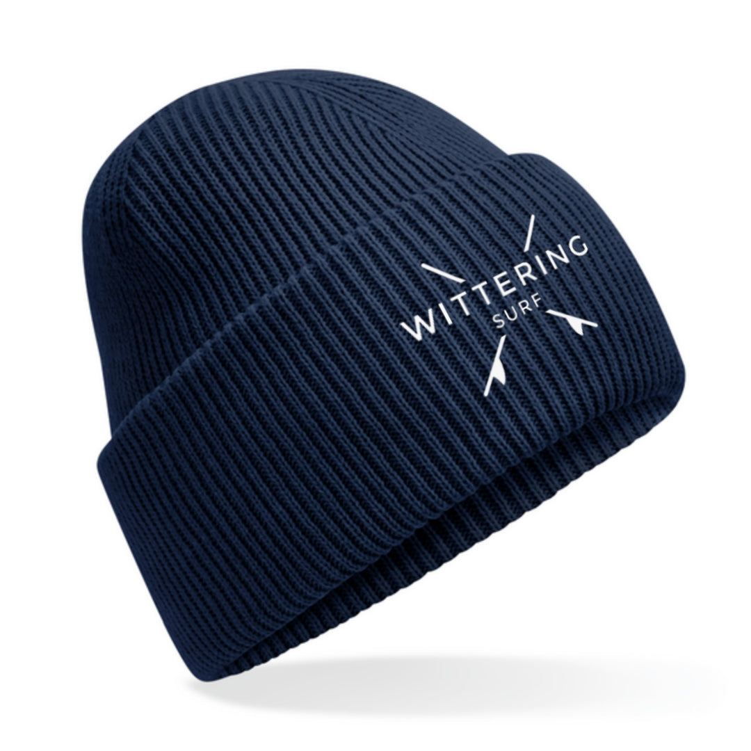 EMBROIDERED LONGBOARD BEANIE - 5 COLOUR OPTIONS - Wittering Surf Shop