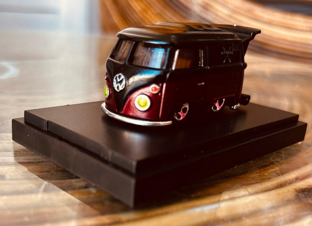 Custom Hot Wheels VW Camper Surf Bus - Wittering Surf Shop