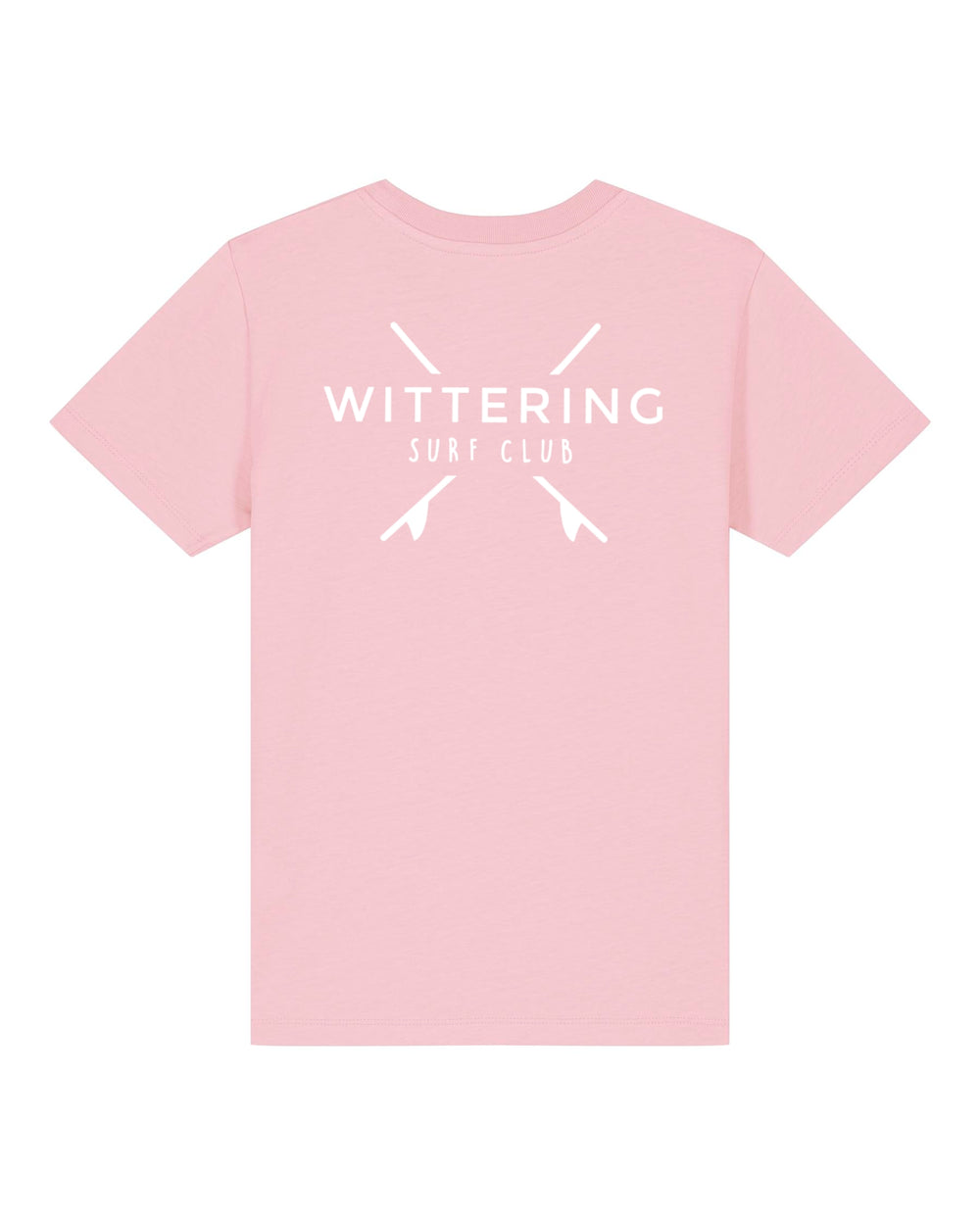 KIDS EVERYDAY SURF CLUB T-SHIRT - COTTON PINK - Wittering Surf Shop