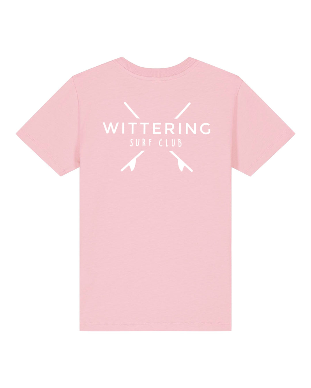 KIDS EVERYDAY SURF CLUB T-SHIRT - COTTON PINK - Wittering Surf Shop