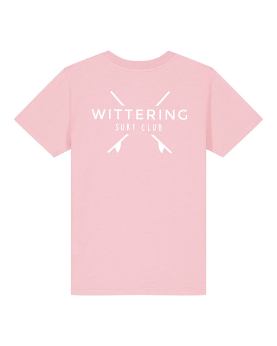 KIDS EVERYDAY SURF CLUB T-SHIRT - COTTON PINK - Wittering Surf Shop