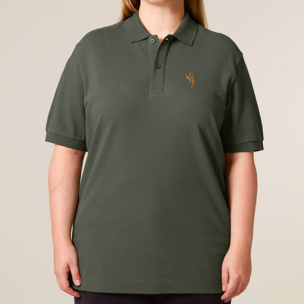 FRONTSIDE UNISEX POLO SHIRT - KHAKI - Wittering Surf Shop
