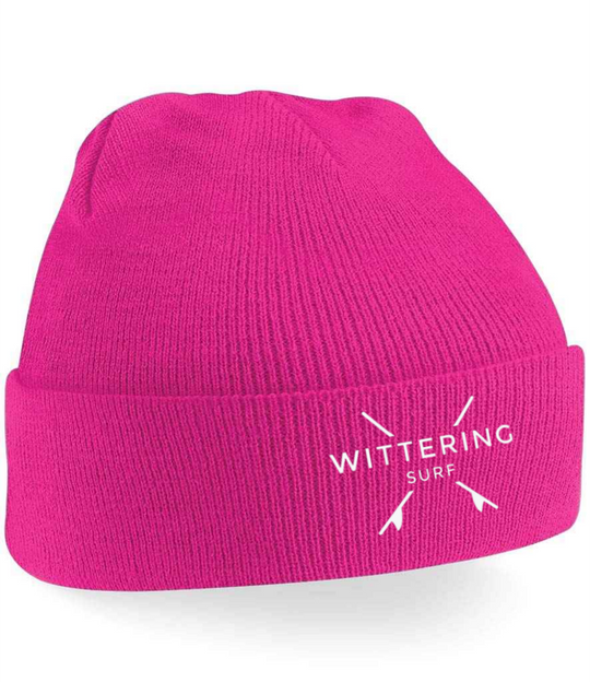 KIDS EMBROIDERED KOOK CUFFED BEANIE - 3 COLOURS AVALIABLE - Wittering Surf Shop