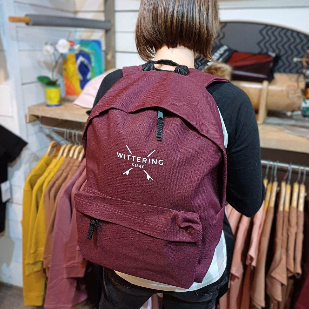 CAMPUS BACKPACK - BURGUNDY