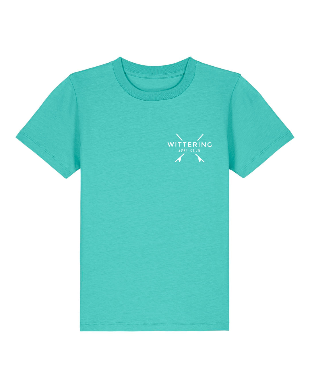 KIDS EVERYDAY SURF CLUB T-SHIRT - OCEAN GREEN - Wittering Surf Shop