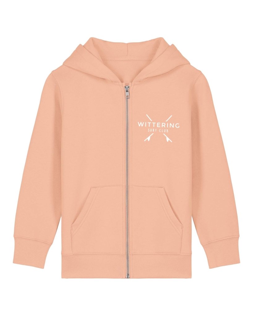 KIDS DORY HOODIE - FRESH PEACH - Wittering Surf Shop