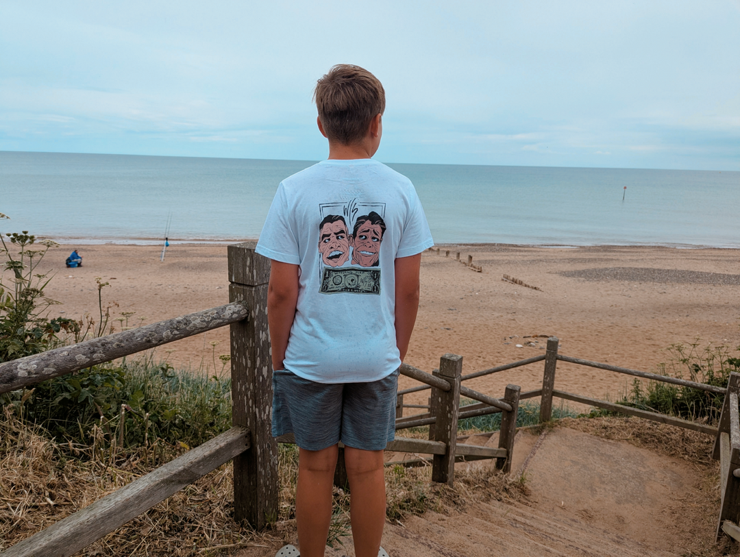 KIDS EX PRESIDENT T-SHIRT - WHITE - Wittering Surf Shop
