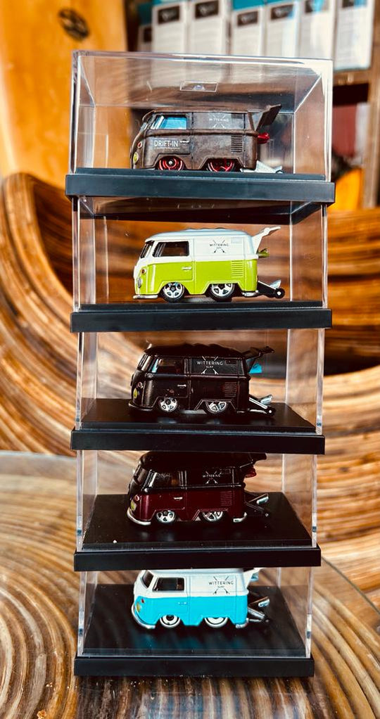 Custom Hot Wheels VW Camper Surf Bus - Wittering Surf Shop
