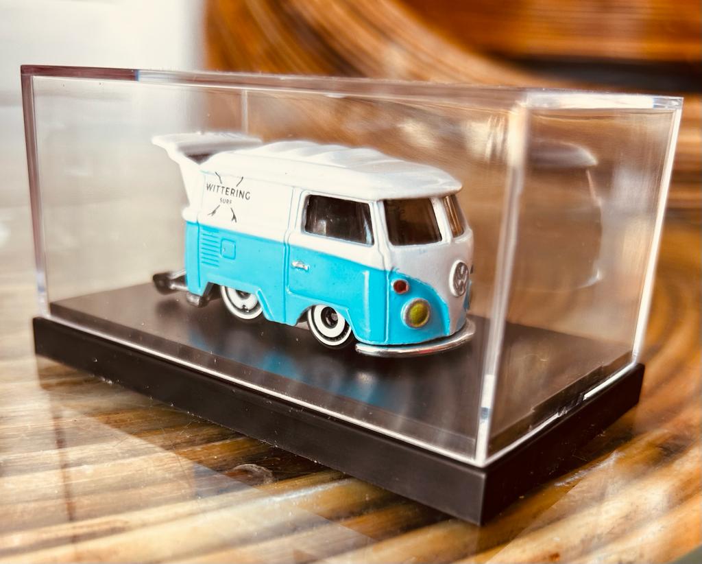 Custom Hot Wheels VW Camper Surf Bus - Wittering Surf Shop