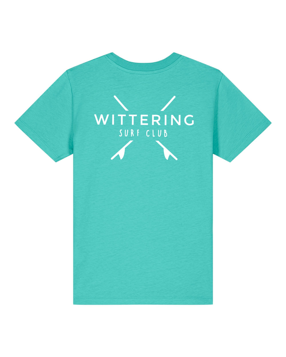 KIDS EVERYDAY SURF CLUB T-SHIRT - OCEAN GREEN - Wittering Surf Shop