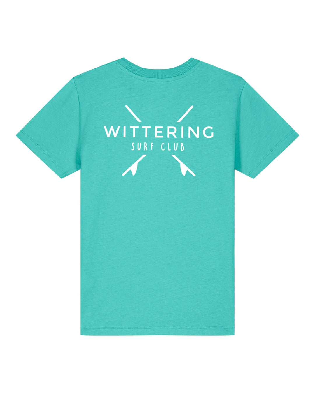 KIDS EVERYDAY SURF CLUB T-SHIRT - OCEAN GREEN - Wittering Surf Shop