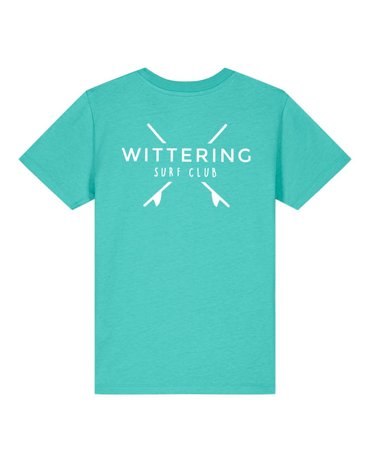 KIDS EVERYDAY SURF CLUB T-SHIRT - OCEAN GREEN - Wittering Surf Shop