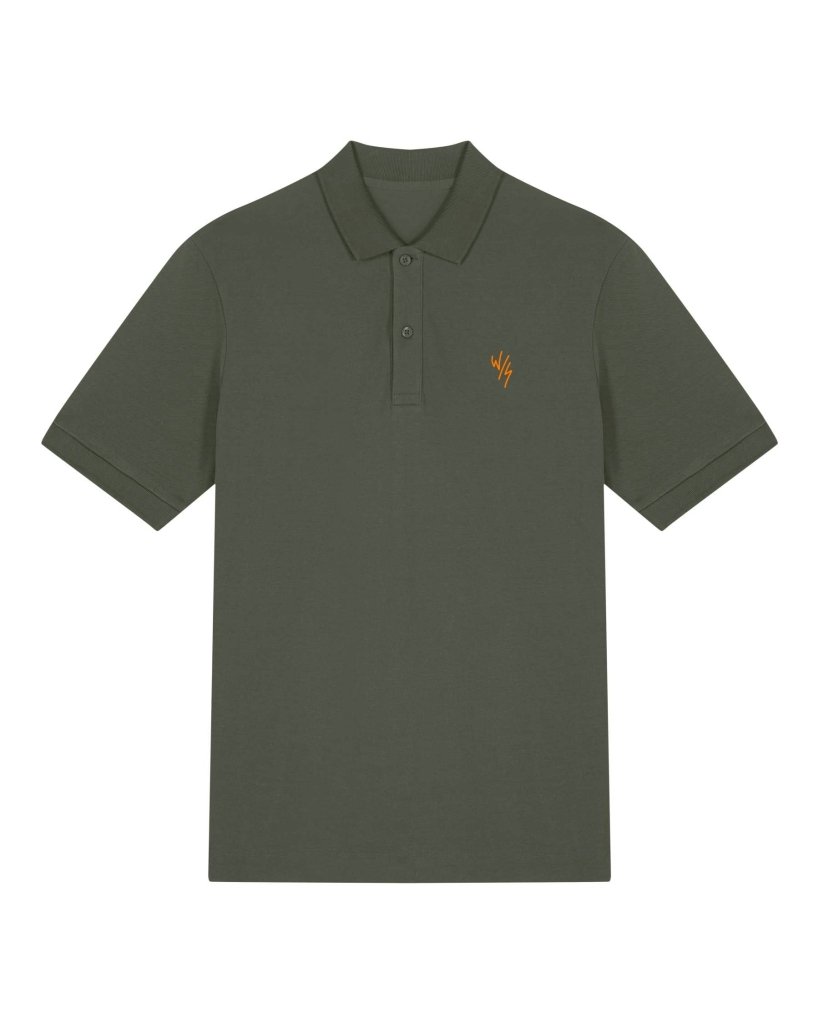 FRONTSIDE UNISEX POLO SHIRT - KHAKI - Wittering Surf Shop
