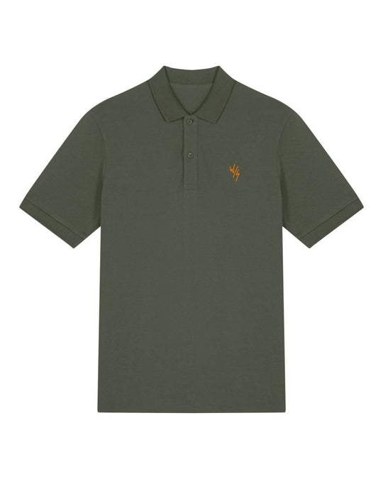 FRONTSIDE UNISEX POLO SHIRT - KHAKI - Wittering Surf Shop