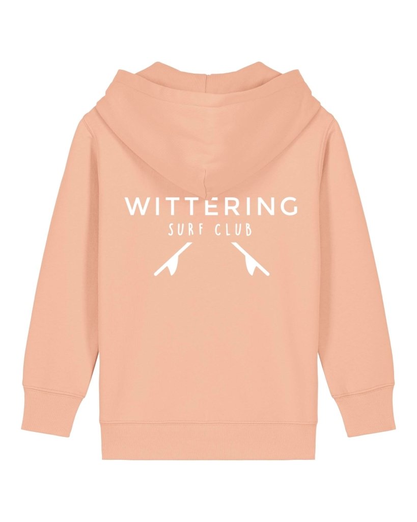 KIDS DORY HOODIE - FRESH PEACH - Wittering Surf Shop