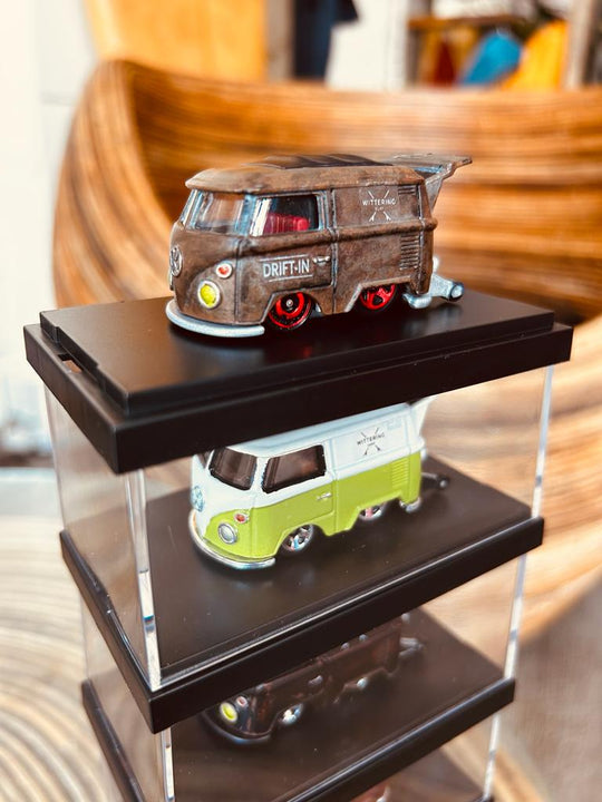 Custom Hot Wheels VW Camper Surf Bus - Wittering Surf Shop