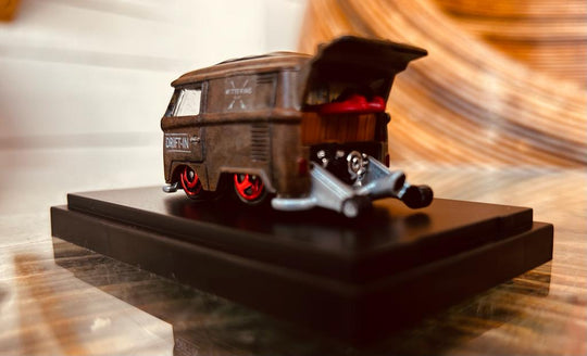 Custom Hot Wheels VW Camper Surf Bus - Wittering Surf Shop