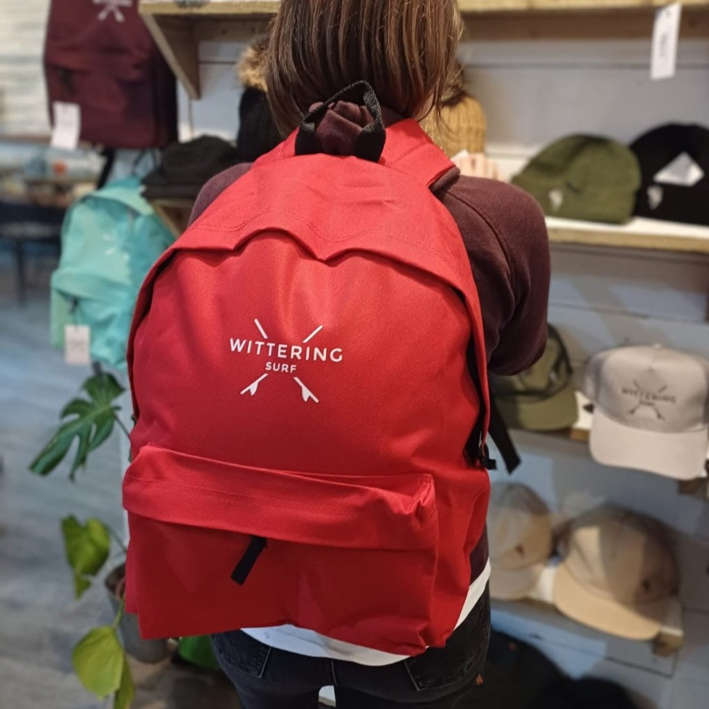 CAMPUS BACKPACK - RED - Wittering Surf Shop