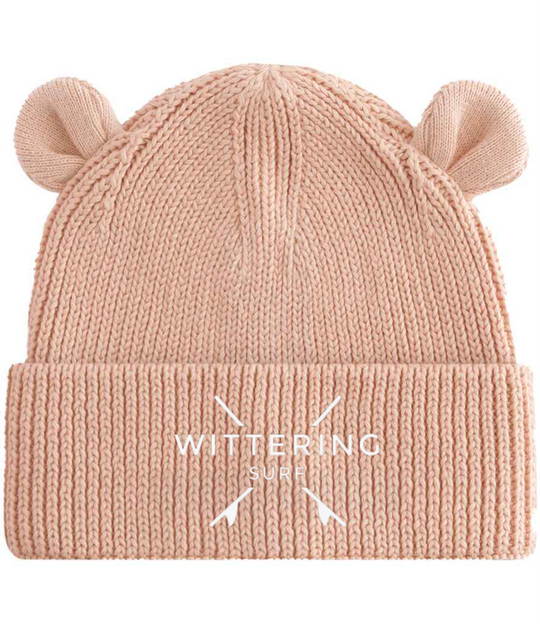 BABY BEAR BABY &amp; TODDLER ORGANIC COTTON BEANIE - 2 Colours &amp; 2 Sizes avaliable - Wittering Surf Shop