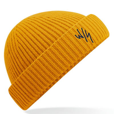 EMBROIDERED TRAWLER BEANIE - 3 COLOUR OPTIONS