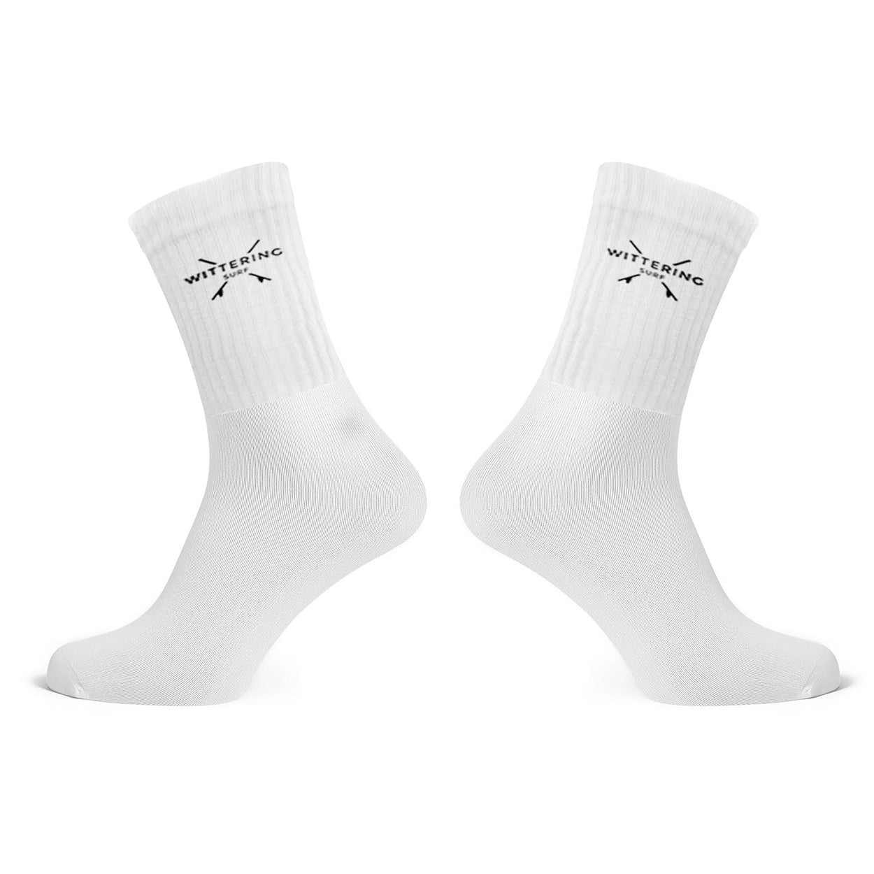 WITTERING SURF CREW SOCKS - WHITE