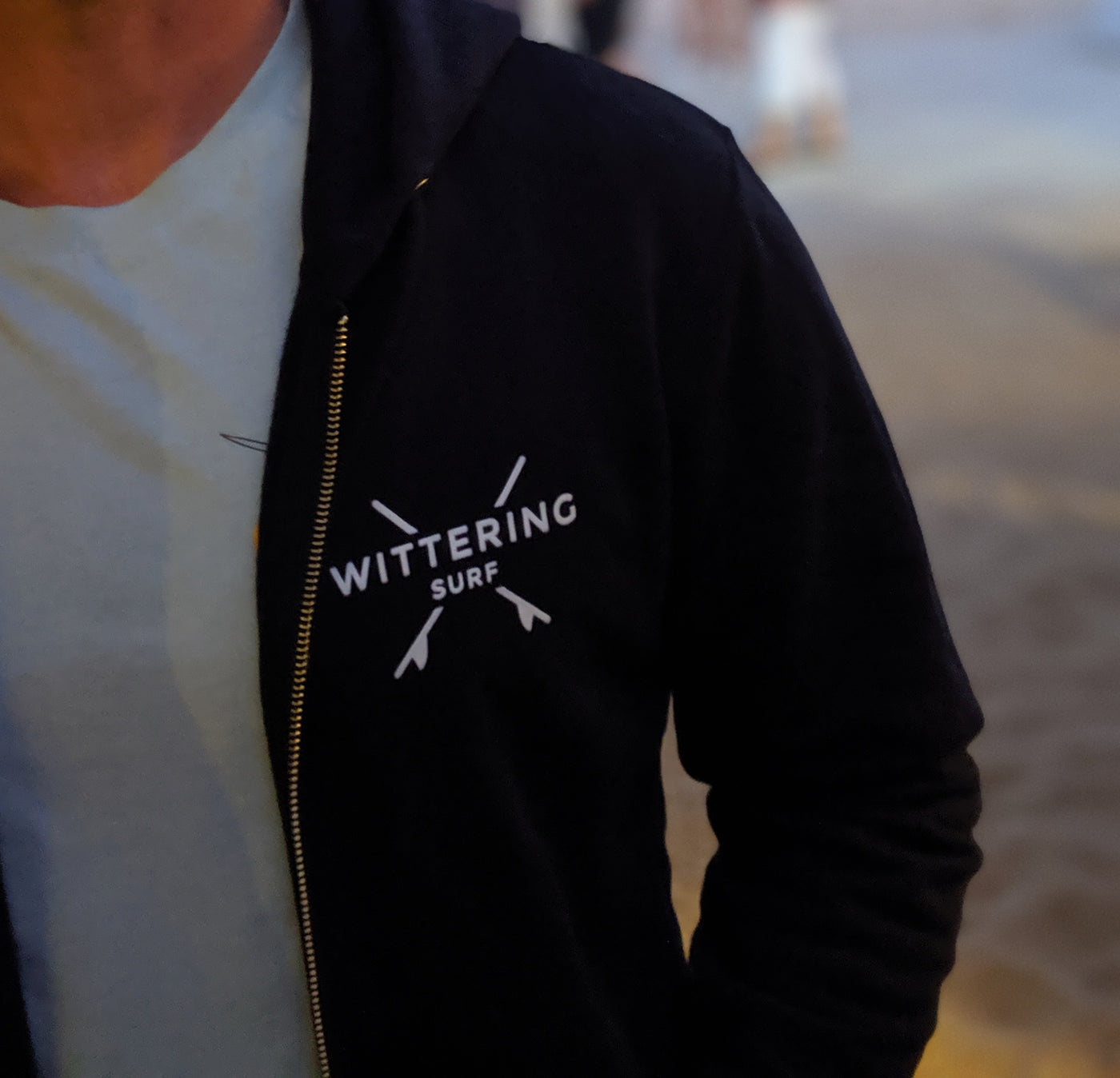 DORY ZIP HOODIE - NAVY - Wittering Surf Shop