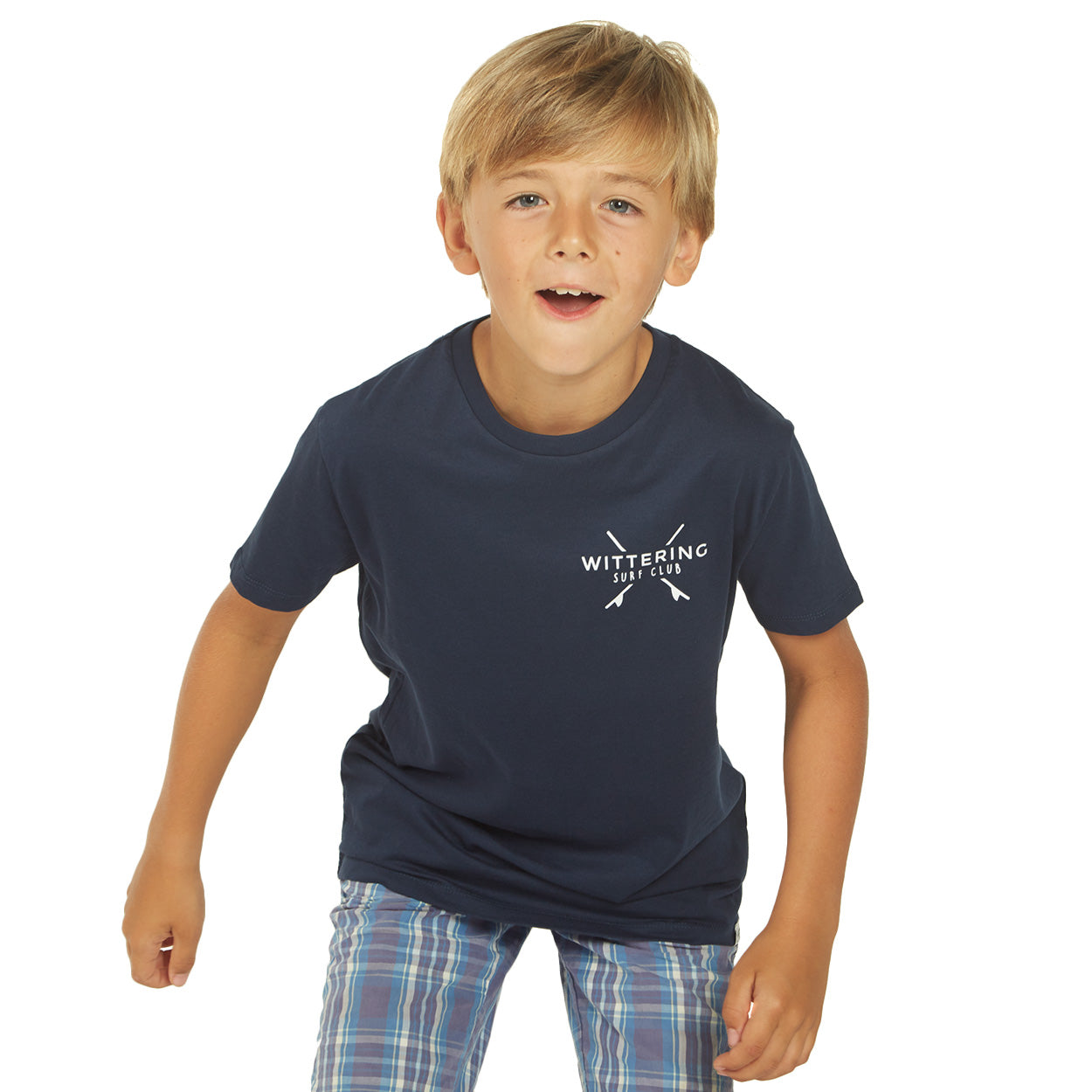 KIDS EVERYDAY SURF CLUB T-SHIRT - NAVY BLUE - Wittering Surf Shop