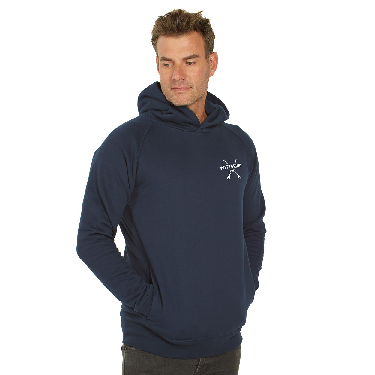 TIDE HOODIE - NAVY - Wittering Surf Shop