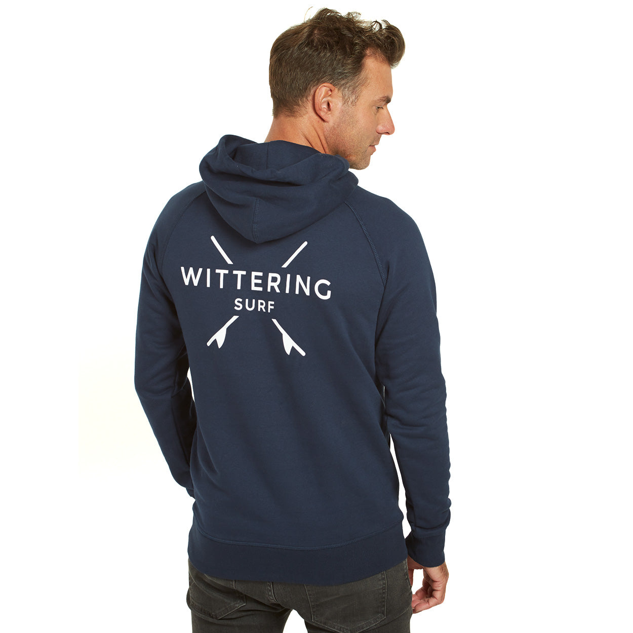 TIDE HOODIE - NAVY - Wittering Surf Shop