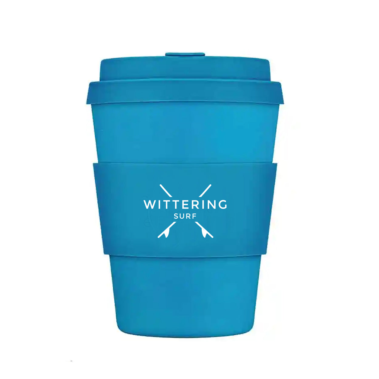 Wittering Surf Reusable Takeaway Cup - Blue - Wittering Surf Shop