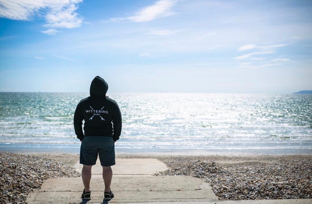 TIDE HOODIE - NAVY - Wittering Surf Shop