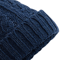 CHUNKY CABLE KNIT BEANIE - 6 COLOUR OPTIONS - Wittering Surf Shop