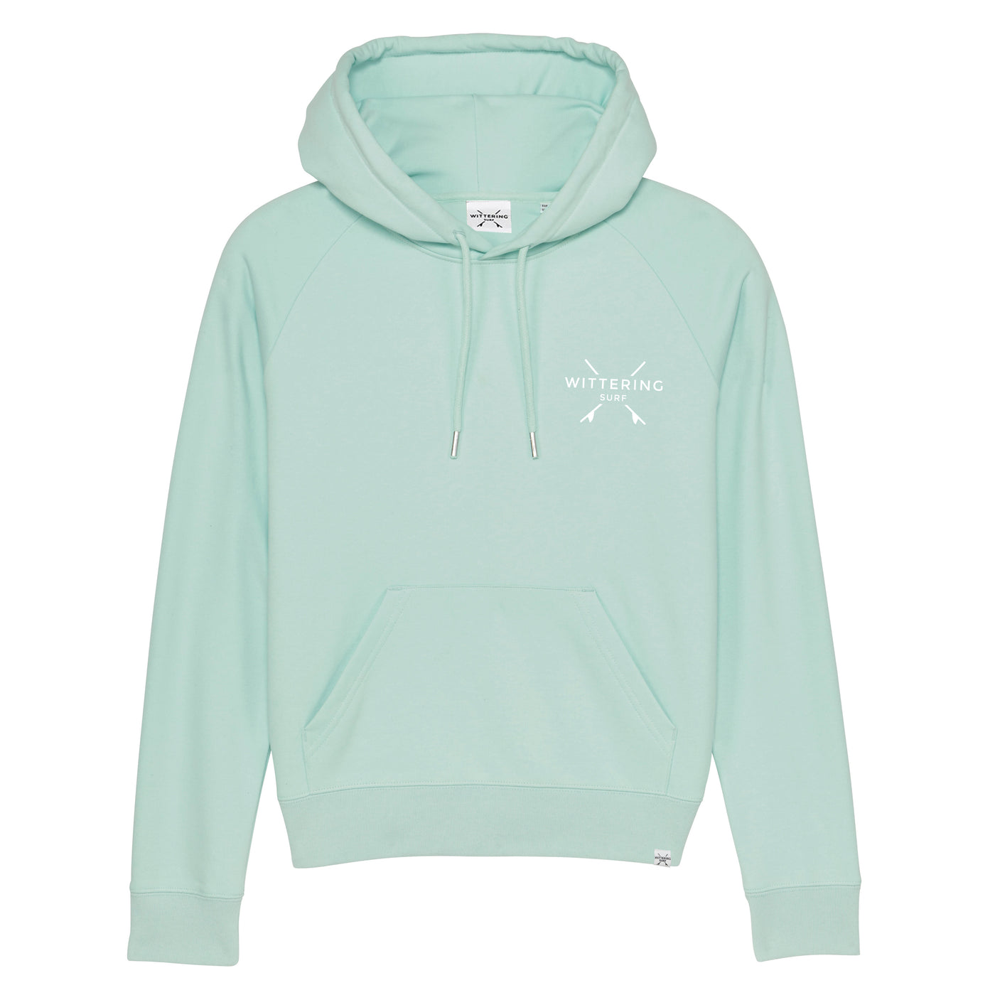 LADIES LOW TIDE HOODIE - CARIBBEAN BLUE - Wittering Surf Shop