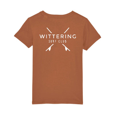 KIDS EVERYDAY SURF CLUB T-SHIRT - CARAMEL - Wittering Surf Shop