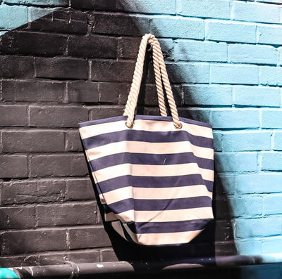 SURF BEACH BAG - NAVY - Wittering Surf Shop