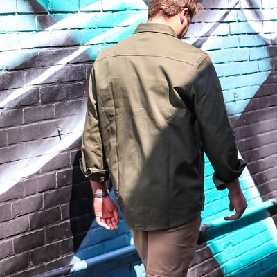 MILITARY SHIRT - ARMY GREEN - Wittering Surf Shop