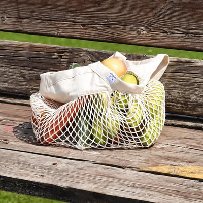 SURF MESH GROCERY BAG - NATURAL - Wittering Surf Shop