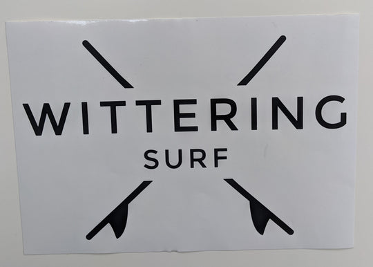 LARGE STICKER - Wittering Surf Shop