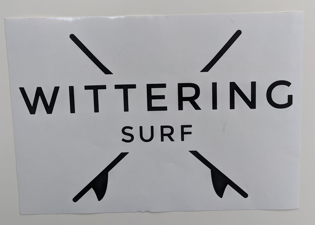 SMALL STICKER - Wittering Surf Shop