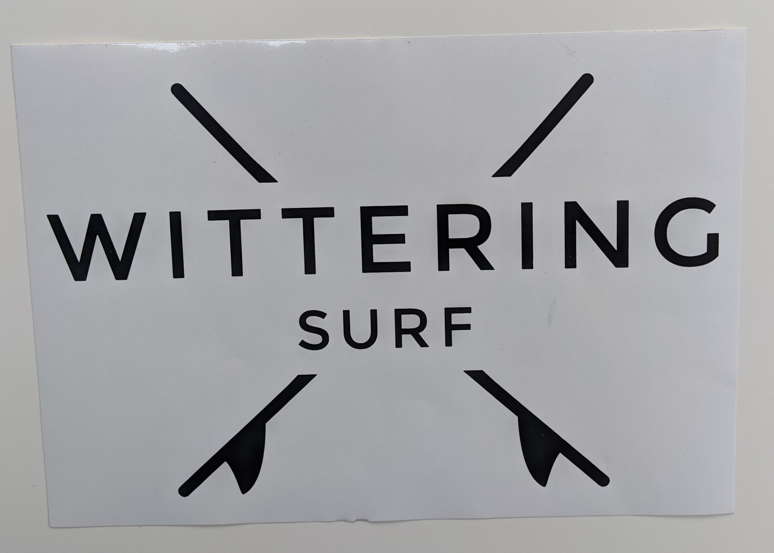 SMALL STICKER - Wittering Surf Shop
