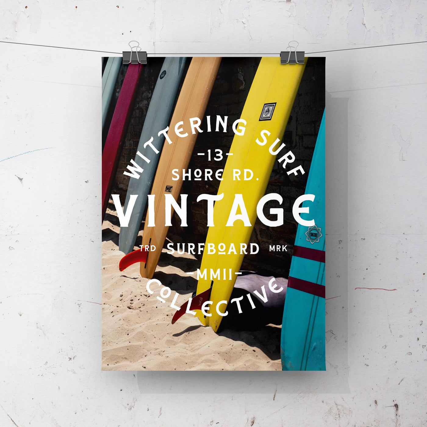WITTERING SURF POSTERS - VINTAGE - Wittering Surf Shop