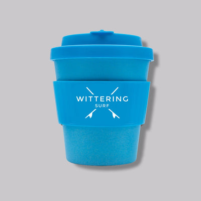 Wittering Surf Reusable Takeaway Cup - Blue - Wittering Surf Shop