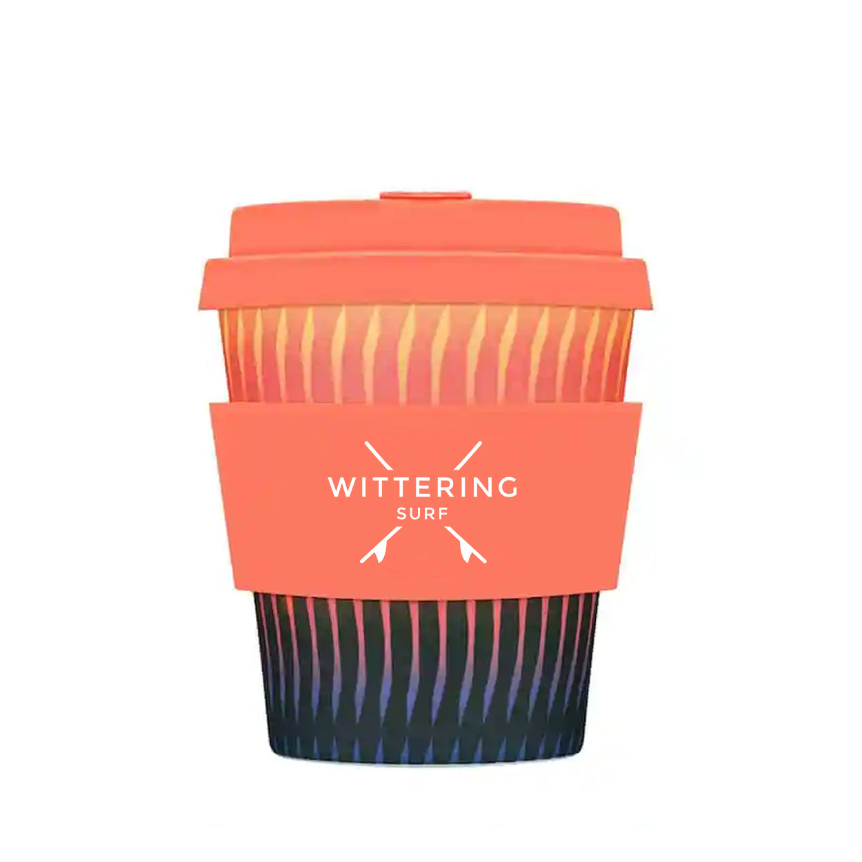 Wittering Surf Reusable Takeaway Cup - Bonfire - Wittering Surf Shop