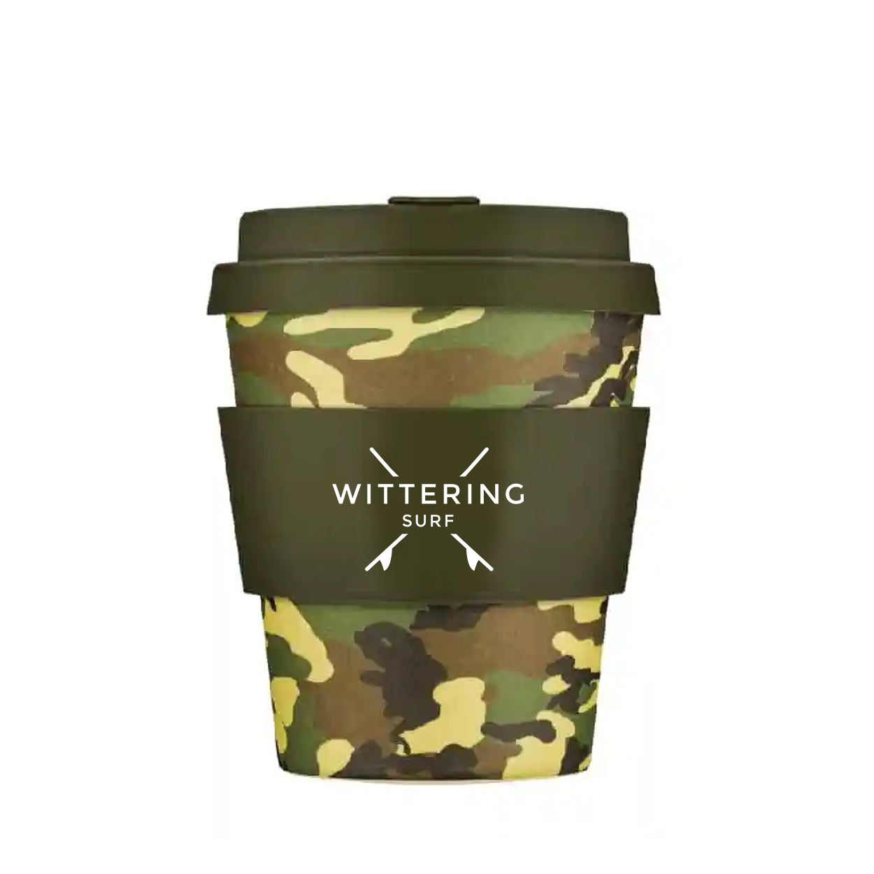 Wittering Surf Reusable Takeaway Cup - Camo - Wittering Surf Shop