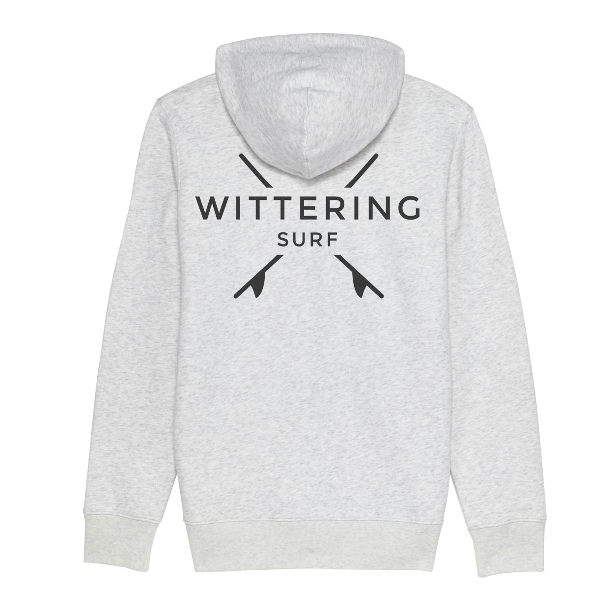 DORY ZIP HOODIE - HEATHER ASH - Wittering Surf Shop