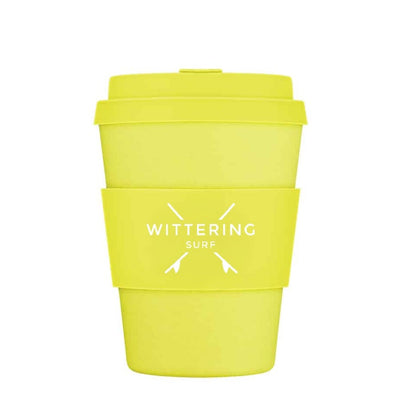 Wittering Surf Reusable Takeaway Cup - Fluro