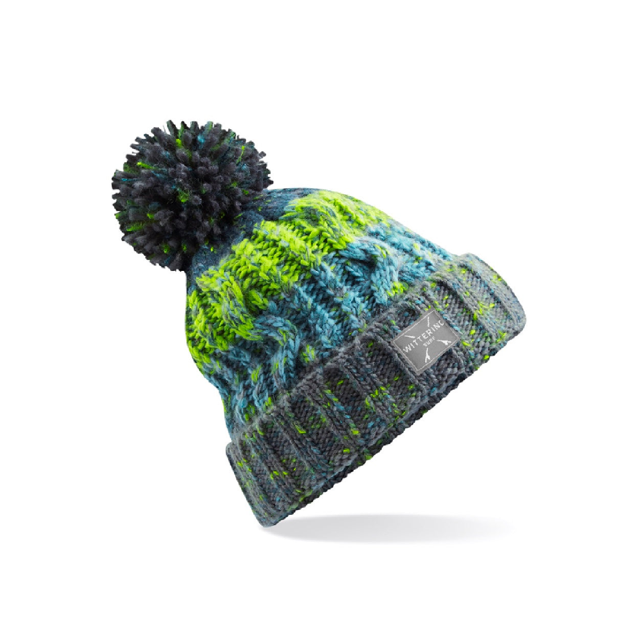 KIDS POWDER BEANIE - ELECTRIC GREY