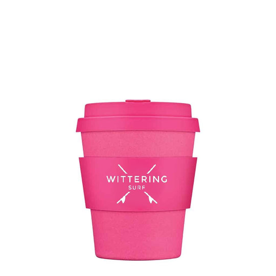 Wittering Surf Reusable Takeaway Cup - Pink - Wittering Surf Shop